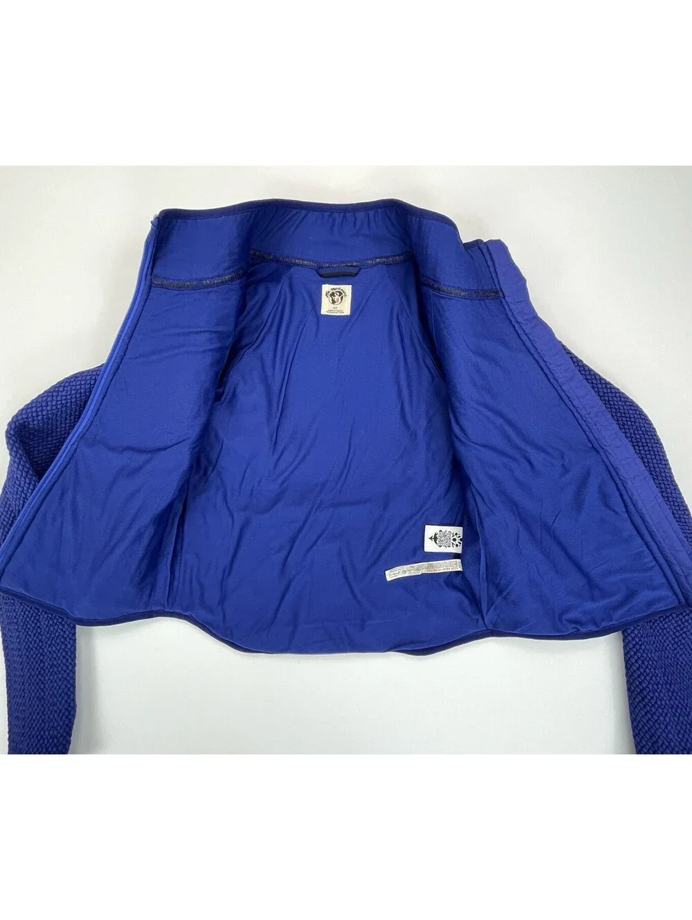 Free People Movement Smock Show Running Jacket Blue Insulated Quilted S